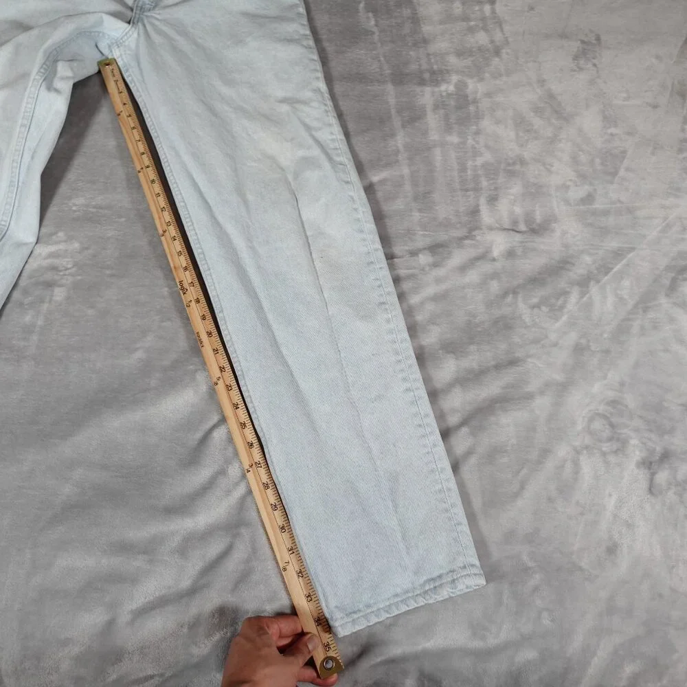 Vintage Levis 550 Relaxed Tapered Leg Jeans Mens 36x36 (Fits 34x35) Flaws READ! - Picture 14 of 16